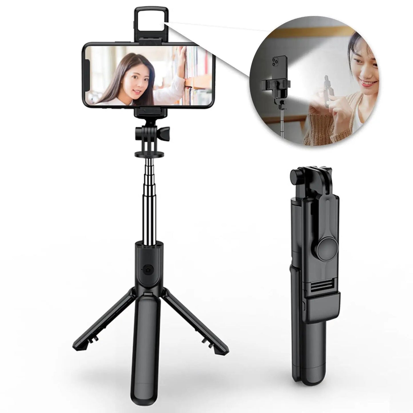 4 in 1 Tripod Selfie Stick With Remote Control
