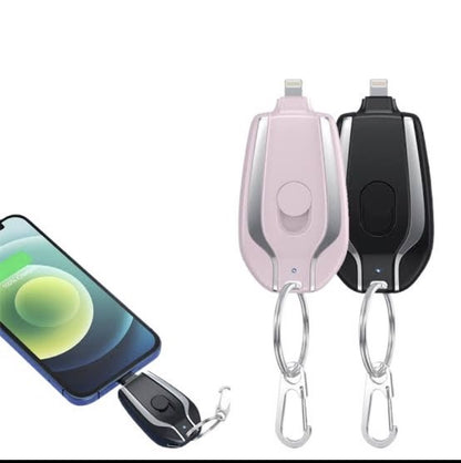 1500mAh Portable Keychain Power Bank | Mini Emergency Charger