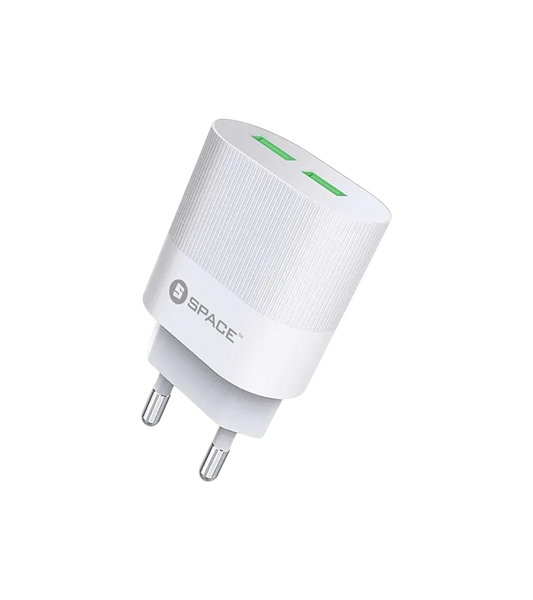 Space WC-116 Dual Port Usb Wall Charger