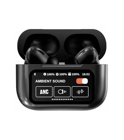 A9 Pro AirPods – ANC | ENC | Touch Screen Display | Long Battery Backup