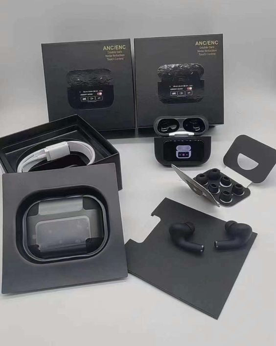 A9 Pro AirPods – ANC | ENC | Touch Screen Display | Long Battery Backup