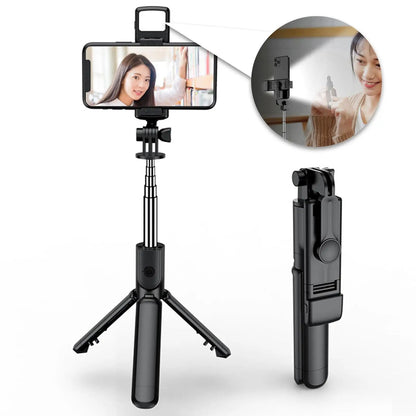 4 in 1 Tripod Selfie Stick With Remote Control