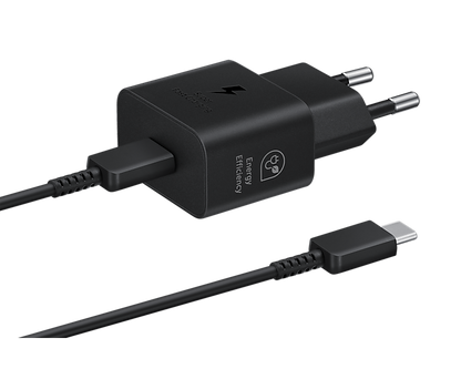 Samsung 2 Pin 25W PD Adapter | USB To Type C Cable