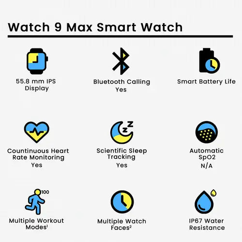 Watch 9 Max – The Next-Gen Smart Experience ⌚
