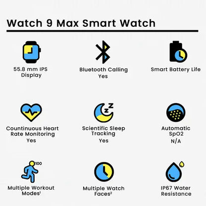 Watch 9 Max – The Next-Gen Smart Experience ⌚